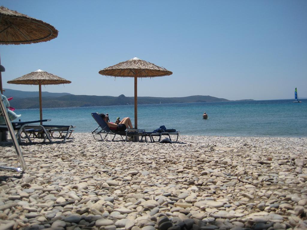 Zefiros Beach Hotel Mykali Екстериор снимка